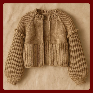 Sweter beige colleccion puna